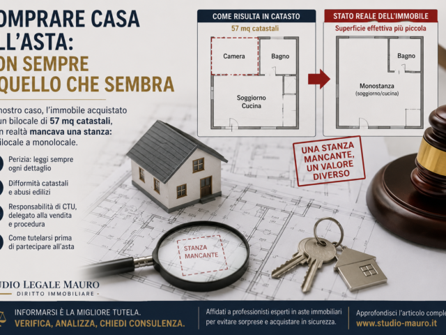Comprare una casa all’asta è davvero sicuro? Rischi nascosti, errori nelle perizie e tutela dell’acquirente